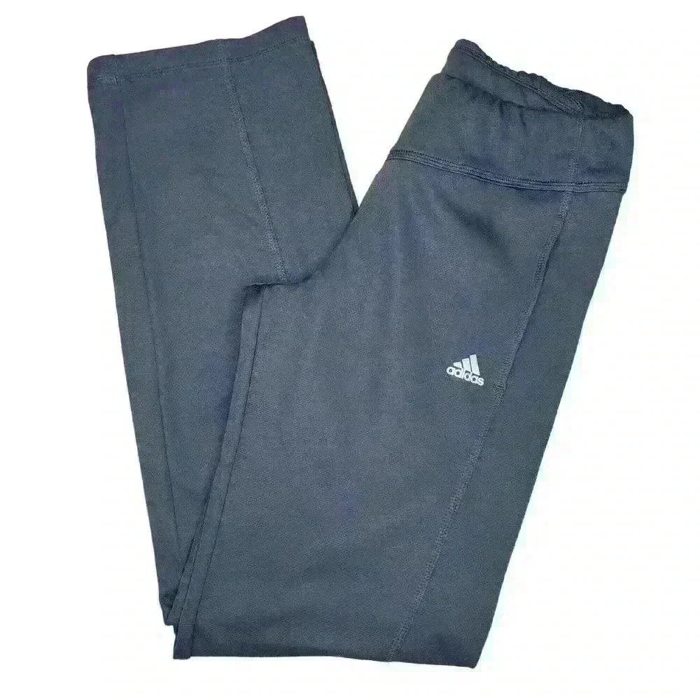 Adidas track pants women's grey athletic pants size small